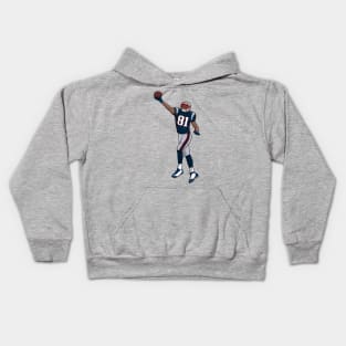 one handed catch specialist Kids Hoodie